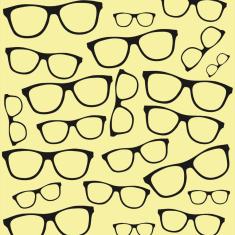 Imagem de Papel De Parede Adesivo Lavável Óculos Fundo  6M