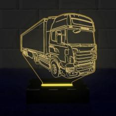 Imagem de Luminária Led 3D Caminhão Abajur 1