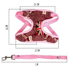 Imagem de Coleira Peitoral Com Guia Para Cachorros de Pequeno Porte