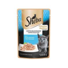 Imagem de Ração Úmida Para Gato Filhote Sachê Sheba - Cortes Selecionados Atum M