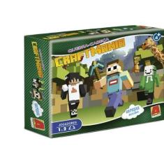 Imagem de Quebra-Cabeça Craftmania 60 Peças Minecraft Algarra - Algazarra
