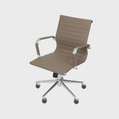 Imagem de Cadeira de Escritorio Eames Esteirinha Baixa - pu Fendi