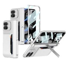 Imagem de LBYZCASE Capa dobrável para Google Pixel 9 Pro com suporte para cartão e suporte, [Proteção magnética da dobradiça] [Proteção com tudo incluído] Capa para celular antiarranhões para Google Pixel 9 Pro