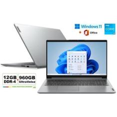 Imagem de Notebook Lenovo Pro 12GB + 960GB UltraVeloz, 15.6Pol, Windows11 + Paco