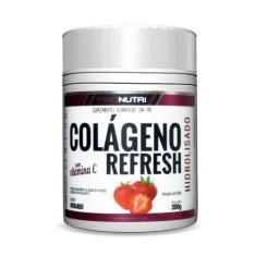 Imagem de Colágeno Refresh Hidrolisado 300G. Sabores - Fisionutri Morango