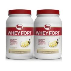 Imagem de Kit Com 2 Whey Fort Vitafor 900Gr Whey Protein Sabor Baunilha