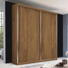 Imagem de Guarda Roupa Solteiro 2 Porta de Correr 2 Gavetas Salvador Espresso Móveis Freijó