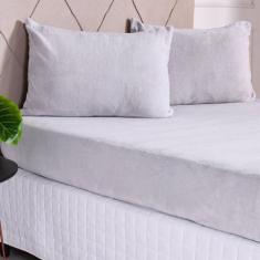 Imagem de Jogo De Lençol Queen Plush Extra Quentinho Com Elástico - Bene Casa