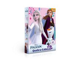 Imagem de Quebra Cabeça Infantil Frozen 60 Peças A Partir 4 Anos - Loja Secom