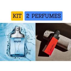 Imagem de Kit 2 perfumes 1 Kaiak Natura + 1 Malbec Sport Refrescante dia e noite