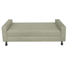 Imagem de Recamier Calçadeira Sofá Bianca  1,00 cm Solteiro Baú Quarto Sala mate