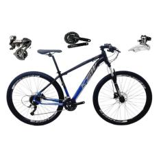 Imagem de Bicicleta aro 29 Ksw Xlt Shimano Altus 24V Freio a Disco Hidráulico Garfo com Trava - Preto/Azul