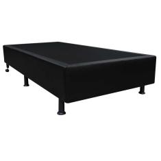 Imagem de Base Box Para Cama Solteiro 88x188cm Liz S05 Sintético Preto - Mpozenato