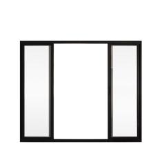 Imagem de Janela De Correr 4 Folhas S/ Grade Alumínio Preto 1.00 X 1.50 Linha Modular - Hale