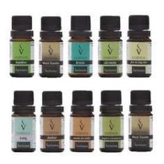 Imagem de Kit 4 Essências De Aromatizador Via Aroma Aromaterapia 10ml