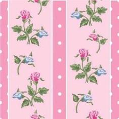 Imagem de Papel De Parede Adesivo Listrado Floral 751249091 0,58X3,00M