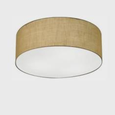 Imagem de Plafon Para Dormitório Cilíndrico SD-3047 Cúpula Cor Palha