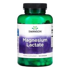 Imagem de Lactato Magnésio Swanson Lactate 84mg 120 Caps Importado
