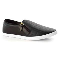 Imagem de Tênis Feminino Beira Rio Iate Slip On Zíper 4205.132-Feminino