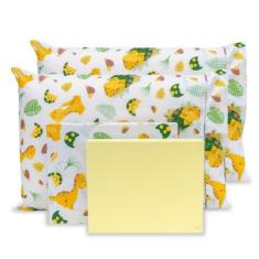 Imagem de Lençol 4 Peças Solteirão C/ Ponto Palito Percal Estampado180 Fios - Be