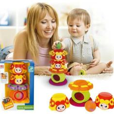 Imagem de Brinquedo Torre Joaninha Com Bolinha Chocalho Educativo - Jxp Brink