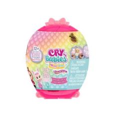 Imagem de Boneca Mini Cry Babies Dress Me Up Surpresa Multikids - Br1870