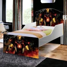Imagem de Cama Infantil Lívia Adesivada Herói Cambel