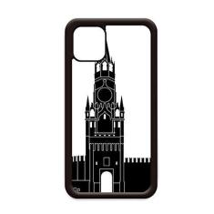 Imagem de Rússia Moscow Kremlin Padrão Contorno para iPhone 11 Pro Max Capa para Apple Mobile Case Shell