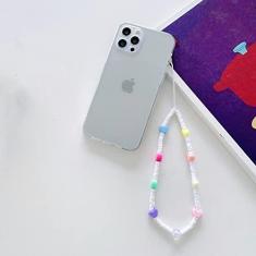 Imagem de Pingente de corrente colorida com alça para pendurar capa para iPhone 14 13 11 12 Pro X XR XS Max 7 8 Plus Mini cordão charme capa transparente, 5, para SE 2022, SE 2020