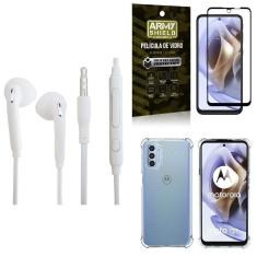 Imagem de Capinha Moto G31 + Fone De Ouvido + Película 3D