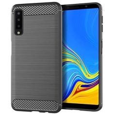 Imagem de Capa para Samsung Galaxy A7 2018, sensação macia, proteção total, anti-arranhões e impressões digitais + capa de celular resistente a arranhões para Samsung Galaxy A7 2018