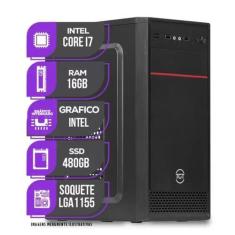 Imagem de PC Computador CPU Intel Core i7, 16GB De Memória Ram, SSD 480GB
