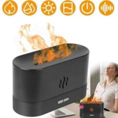 Imagem de Difusor Aromatizador Flame Umidificador Ar Óleos Essenciais ideal para