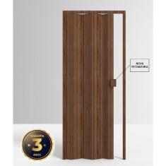 Imagem de Porta Sanfonada de PVC 210x97cm Permatti Imbuia