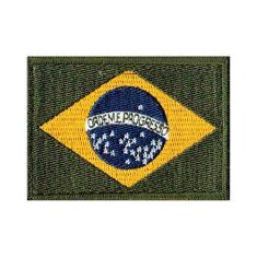 Imagem de Patch Bordado - Bandeira Do Brasil BD50047-250 Fecho de Contato