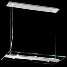 Imagem de Pendente Flat Quadrado 35cm 4 Lamp. G-9