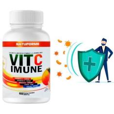Imagem de Suplemento Vitamina C 60 Comprimidos De 1000Mg Zero Áçucar - Natuforme