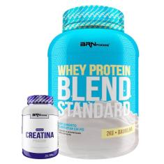 Imagem de Kit - Whey Protein Blend Standard 2kg + PREMIUM Creatina 300g - BRN Foods-Unissex