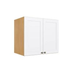 Imagem de Armário Aéreo P/ Cozinha Infinity 2 Portas 70cm Savana/branco - Genialflex