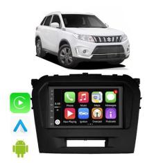 Imagem de Kit Multimidia Android Vitara 2016-2022 7 Pol Carplay + Câmera de Ré  