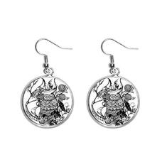 Imagem de Obra-prima chinesa Montanhas Rios Desenho Orelha Pendente Prata Brinco Joia Feminina