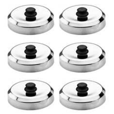 Imagem de Kit 6 Abafadores De Hamburguer 12 Cm