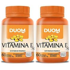 Imagem de Kit 2 Und Vitamina E 60cps (1 ao dia) Duom