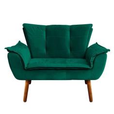 Imagem de Namoradeira Opala Veludo Verde Esmeralda