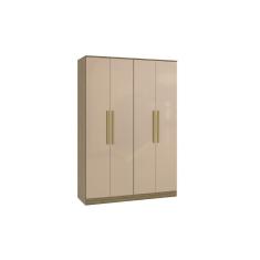 Imagem de Guarda-Roupa 4 Pts 2 Gvt Kappesberg Adapt Nogueira/Macadâmia