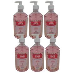 Imagem de Kit 6 Sabonete Flor Cerejeira Corpo e Mãos 500ML - Pepilon