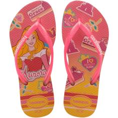Imagem de Chinelo Dedo Borracha Infantil Havaianas Kids Slim Princess