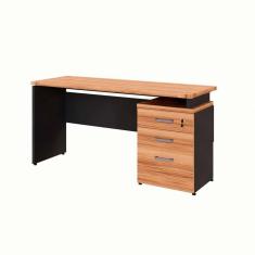 Imagem de escrivaninha yaris 3 gv nogal sevilha e preta 150 cm