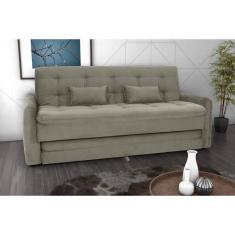 Imagem de Sofá Cama C/ Aux Madalena Masserati Cappuccino E400 - Matrix