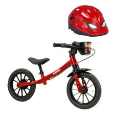 Imagem de Bicicleta Balance Bike 2 Infantil Caloi Aro 12 Com Capacete - Nathor